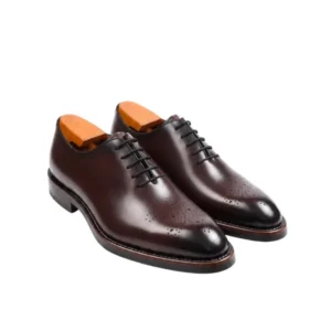 Brown Leather Oxford Shoes