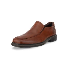 Zenvora Men’s Brown Leather Slip On Dress Shoes