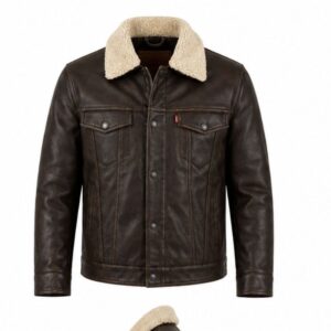 Fauck Leather Trucker jacket