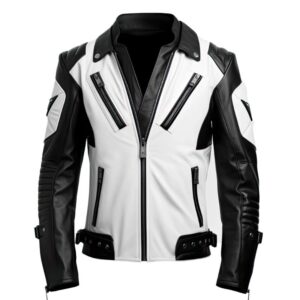 Sheepskin Moto Leather Jacket