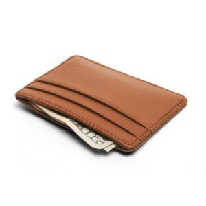 Zenvora Men’s Slim Leather ID Card Case